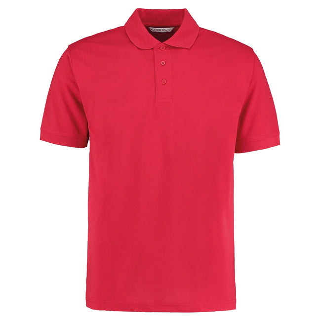 Red - Front - Kustom Kit Mens Klassic Superwash 60°C Classic Polo Shirt