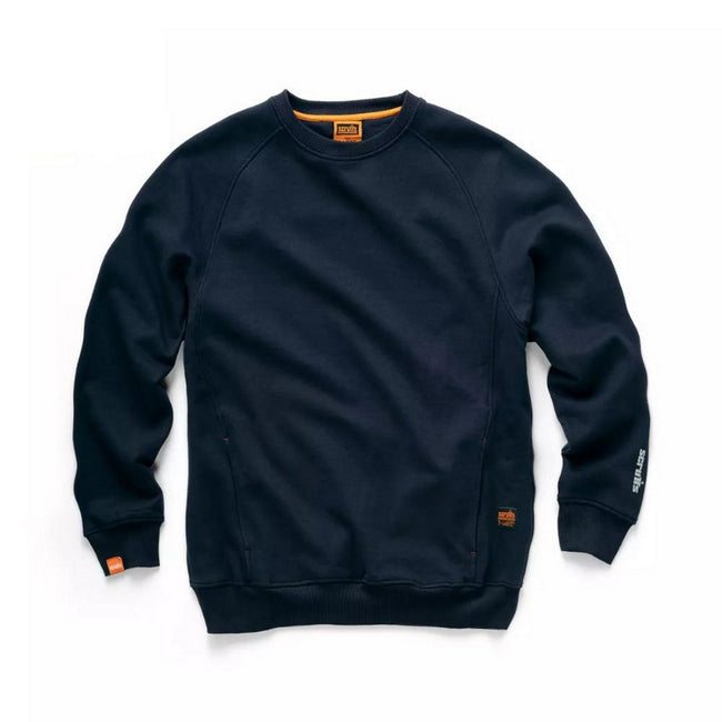 Navy - Front - Scruffs Mens Work Sweatshirt
