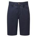 Navy - Front - Premier Mens Performance Chino Shorts