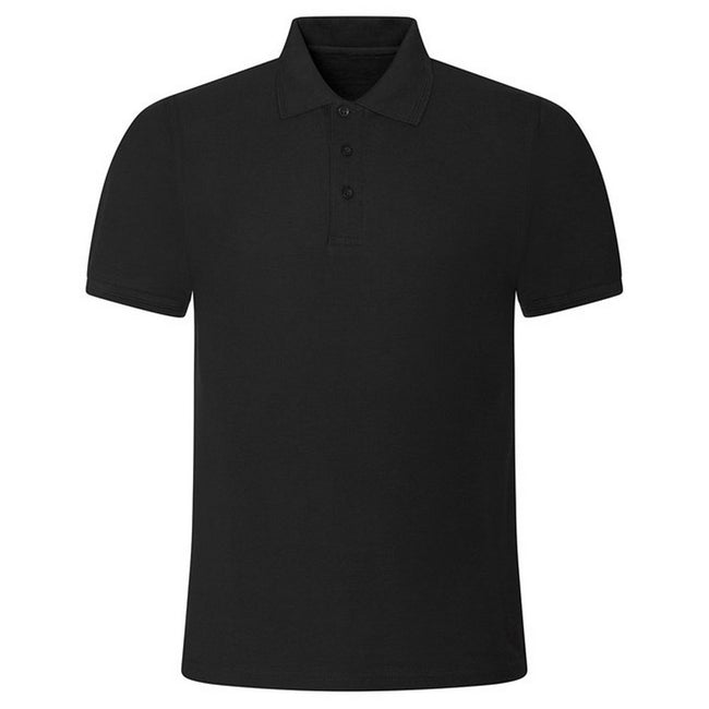 Black - Front - PRO RTX Mens Premium Polo Shirt