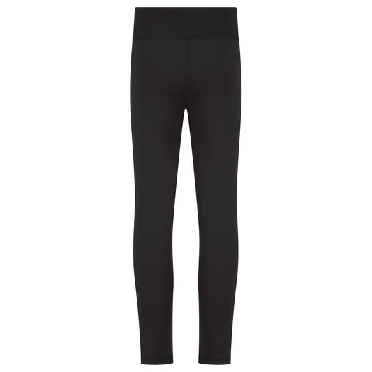 Black - Front - Finden & Hales Childrens-Kids Team Leggings