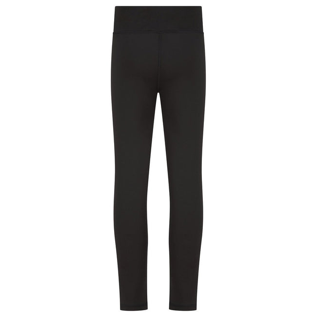Black - Front - Finden & Hales Childrens-Kids Team Leggings
