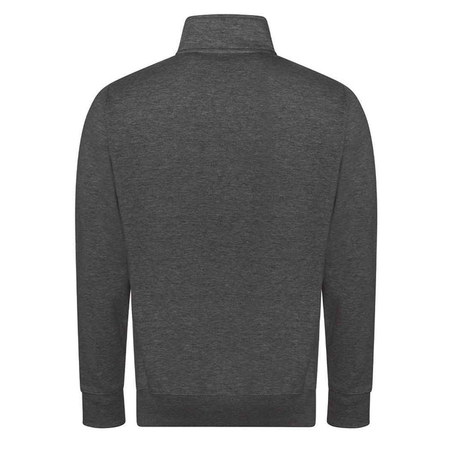 Charcoal - Back - Awdis Unisex Adult Campus Full Zip Sweatshirt