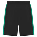 Black-Emerald - Front - Finden & Hales Mens Knitted Pocket Shorts