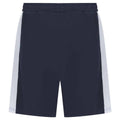 Navy-White - Back - Finden & Hales Mens Knitted Pocket Shorts