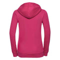 Fuchsia - Back - Russell Womens-Ladies Authentic Full Zip Hoodie