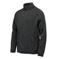 Black - Side - Stormtech Mens Avalanche Quarter Zip Fleece Top