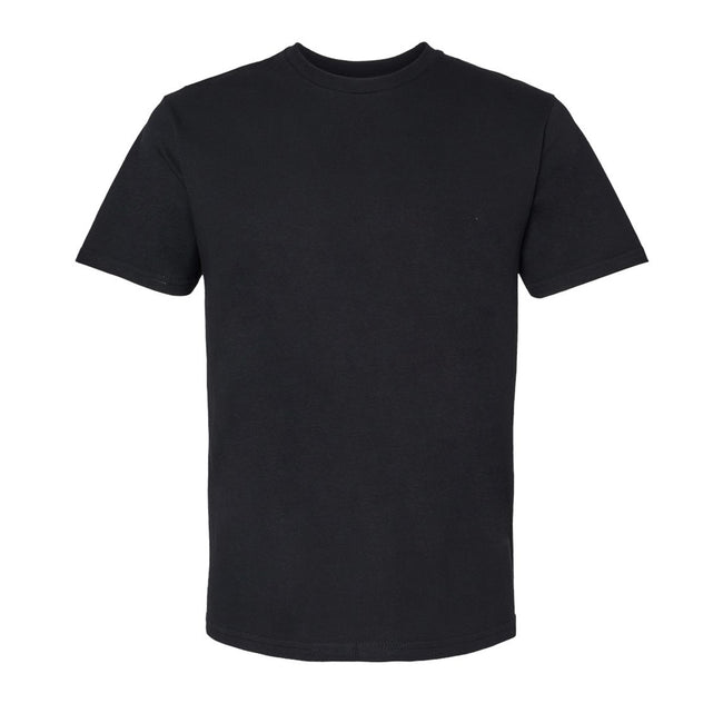 Pitch Black - Front - Gildan Unisex Adult Softstyle Midweight T-Shirt