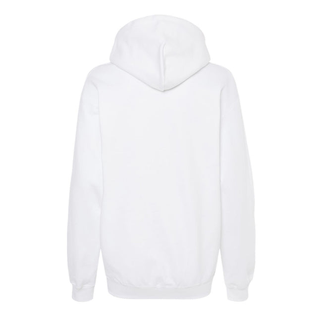 White - Back - Gildan Unisex Adult Softstyle Fleece Midweight Hoodie