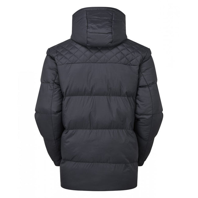 Black - Back - 2786 Mens Fara Recycled Padded Jacket
