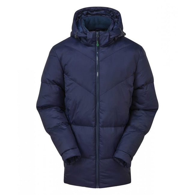 Navy - Front - 2786 Mens Fara Recycled Padded Jacket