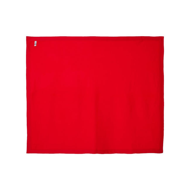 Red - Back - Gildan Heavy Blend Fleece Stadium Blanket
