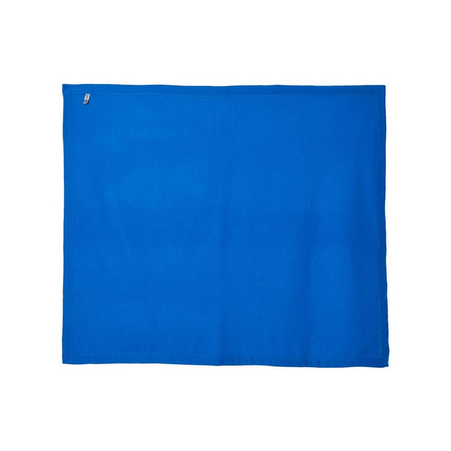 Royal Blue - Back - Gildan Heavy Blend Fleece Stadium Blanket