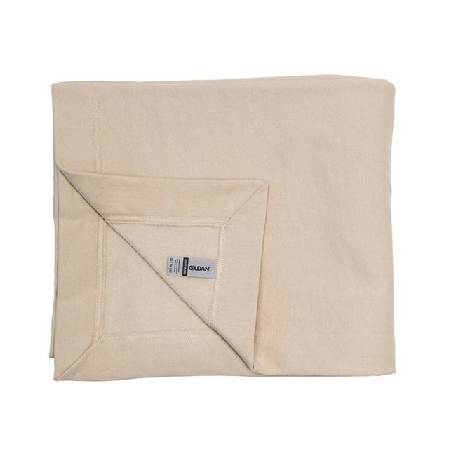 Sand - Side - Gildan Heavy Blend Fleece Stadium Blanket