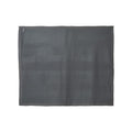 Charcoal - Back - Gildan Heavy Blend Fleece Stadium Blanket