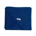 Navy - Side - Gildan Heavy Blend Fleece Stadium Blanket