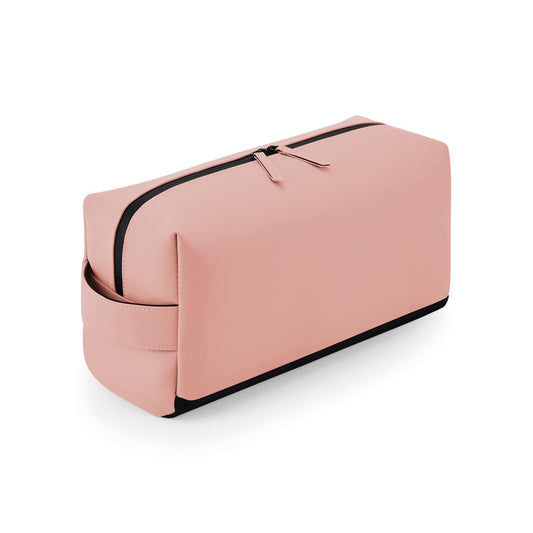 Nude Pink - Front - Bagbase Matte PU Accessory Bag