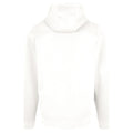 White - Back - Build Your Brand Mens Plain Full Zip Hoodie