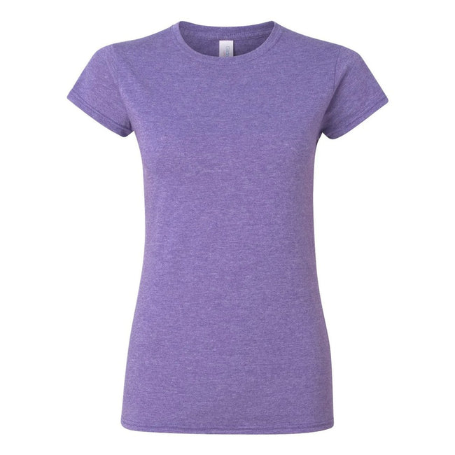 Violet - Front - Gildan Womens-Ladies Softstyle Midweight T-Shirt