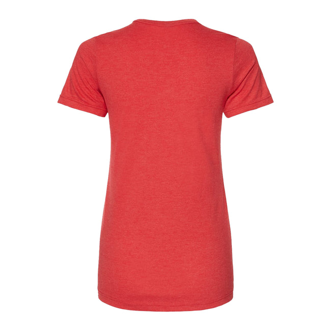 Red Mist - Back - Gildan Womens-Ladies Softstyle CVC T-Shirt