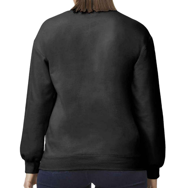 Black - Back - Gildan Unisex Adult Softstyle Fleece Midweight Sweatshirt