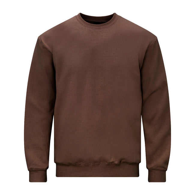 Cocoa - Front - Gildan Unisex Adult Softstyle Fleece Midweight Sweatshirt