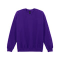 Purple - Front - Gildan Unisex Adult Softstyle Fleece Midweight Sweatshirt