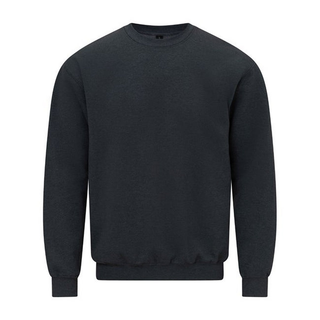 Dark Heather - Front - Gildan Unisex Adult Softstyle Fleece Midweight Sweatshirt