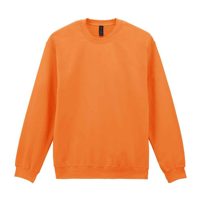 Tangerine - Front - Gildan Unisex Adult Softstyle Fleece Midweight Sweatshirt