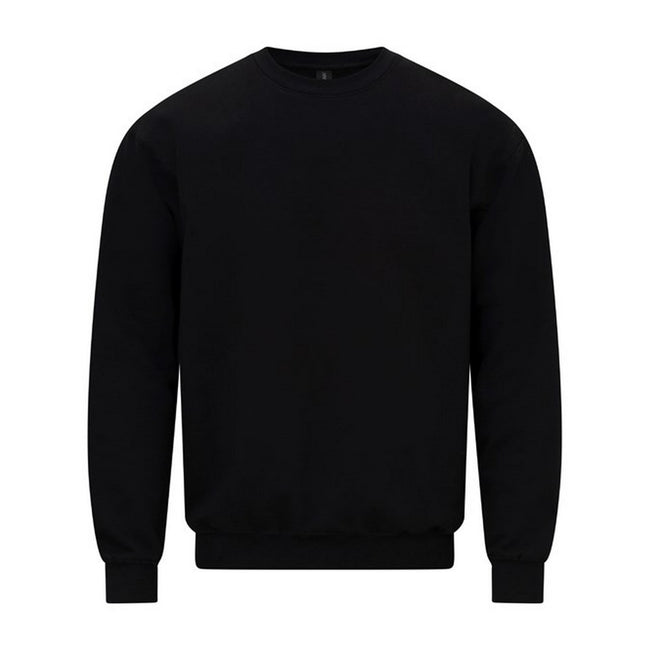 Black - Front - Gildan Unisex Adult Softstyle Fleece Midweight Sweatshirt