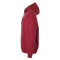 Cardinal Red - Side - Gildan Unisex Adult Softstyle Fleece Midweight Hoodie