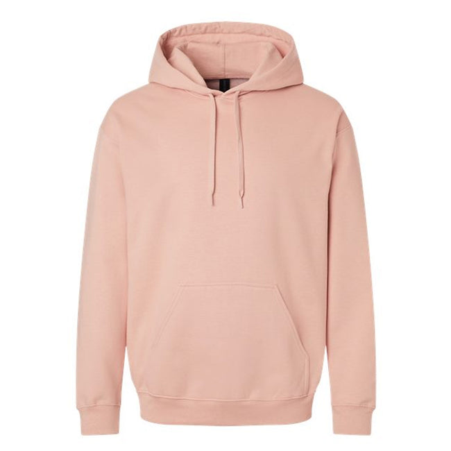 Dusty Rose - Front - Gildan Unisex Adult Softstyle Fleece Midweight Hoodie