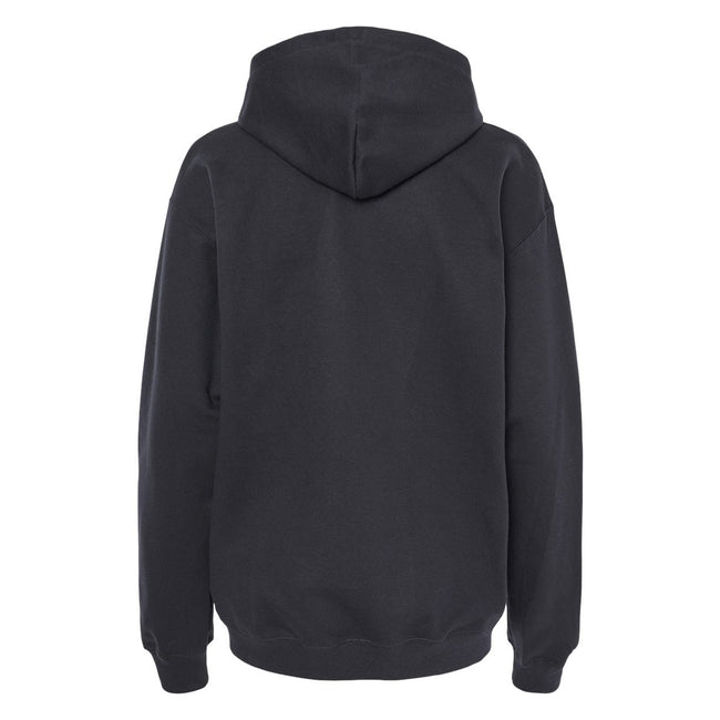 Black - Back - Gildan Unisex Adult Softstyle Fleece Midweight Hoodie