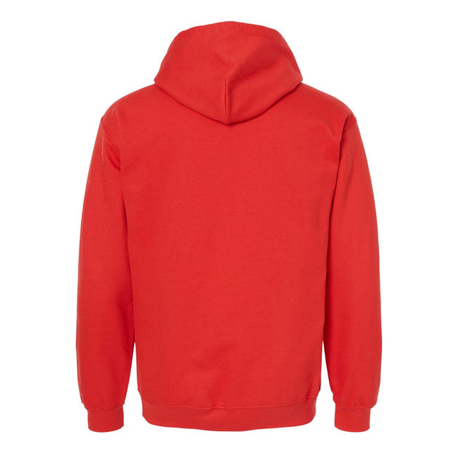 Red - Back - Gildan Unisex Adult Softstyle Fleece Midweight Hoodie