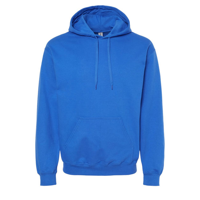 Royal Blue - Front - Gildan Unisex Adult Softstyle Fleece Midweight Hoodie