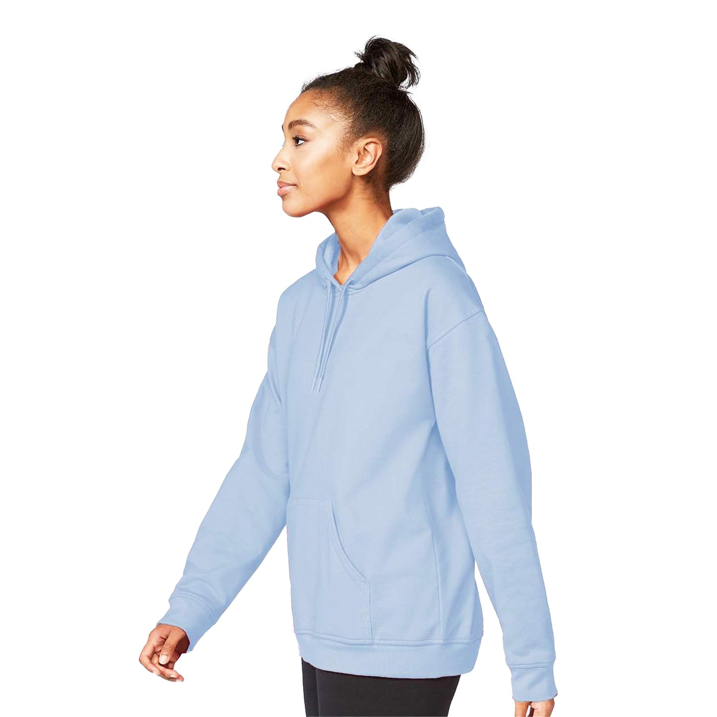Blue - Pack Shot - Gildan Unisex Adult Softstyle Fleece Midweight Hoodie