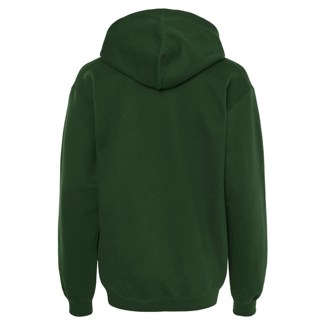 Forest Green - Back - Gildan Unisex Adult Softstyle Fleece Midweight Hoodie