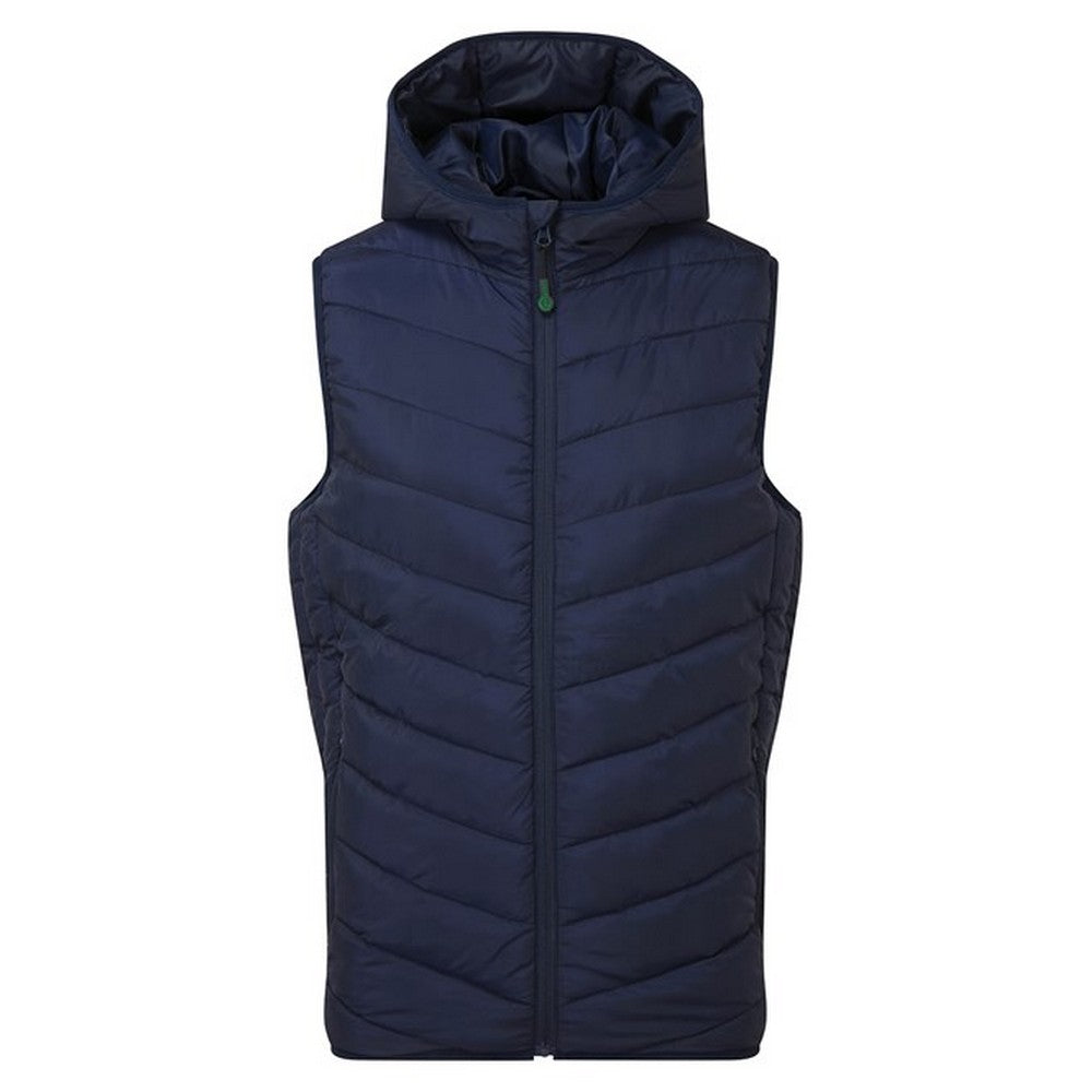 Navy - Front - 2786 Mens Taurus Padded Recycled Body Warmer