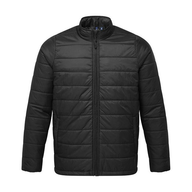 Black - Front - Premier Mens Recyclight Padded Jacket