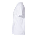 White - Side - Gildan Unisex Adult Softstyle CVC T-Shirt