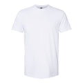 White - Front - Gildan Unisex Adult Softstyle CVC T-Shirt