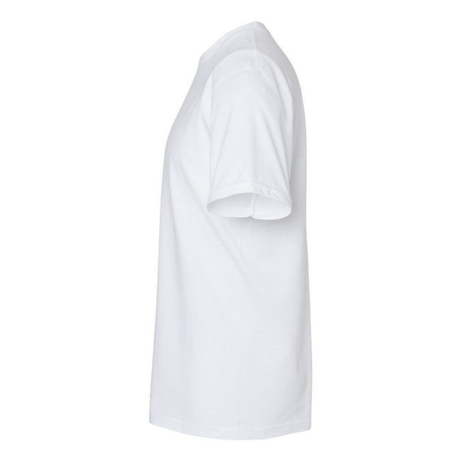 White - Side - Gildan Unisex Adult Softstyle Midweight T-Shirt