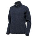 Navy - Side - Stormtech Womens-Ladies Avalanche Full Zip Fleece Jacket