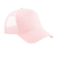 Pastel Pink - Front - Beechfield Childrens-Kids Trucker Cap