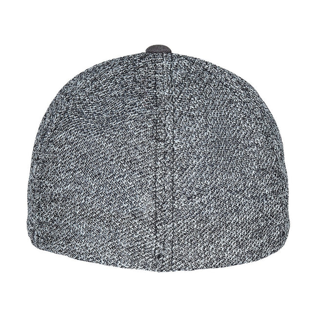 Black-Grey - Back - Flexfit Unisex Adult Melange Trucker Cap