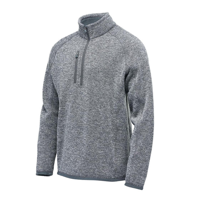 Granite Heather - Side - Stormtech Mens Avalanche Full Zip Fleece Jacket