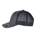 Heather-Navy - Side - Flexfit Unisex Adult Trucker Cap