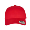 Red - Back - Flexfit Unisex Adult Premium Snapback Cap