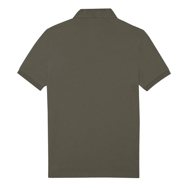 Camo Green - Back - B&C Mens Polo Shirt