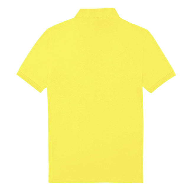 Solar Yellow - Back - B&C Mens Polo Shirt